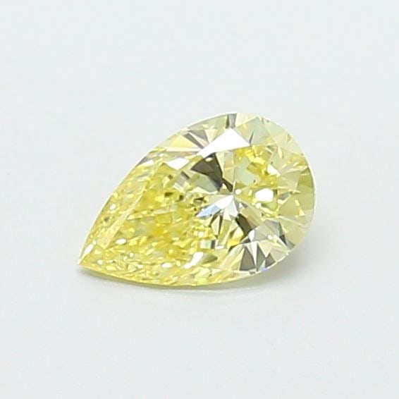 Loose Diamond - PEAR 0.53ct Fancy Intense Yellow VS2: Loose Diamond - PEAR 0.53ct Fancy Intense Yellow VS2 Source: This is a real non-mined Diamond that has been grown in a lab Shape: PEAR Carats: 0.53 Color: Fancy Intense Yellow Certification: IGI Video