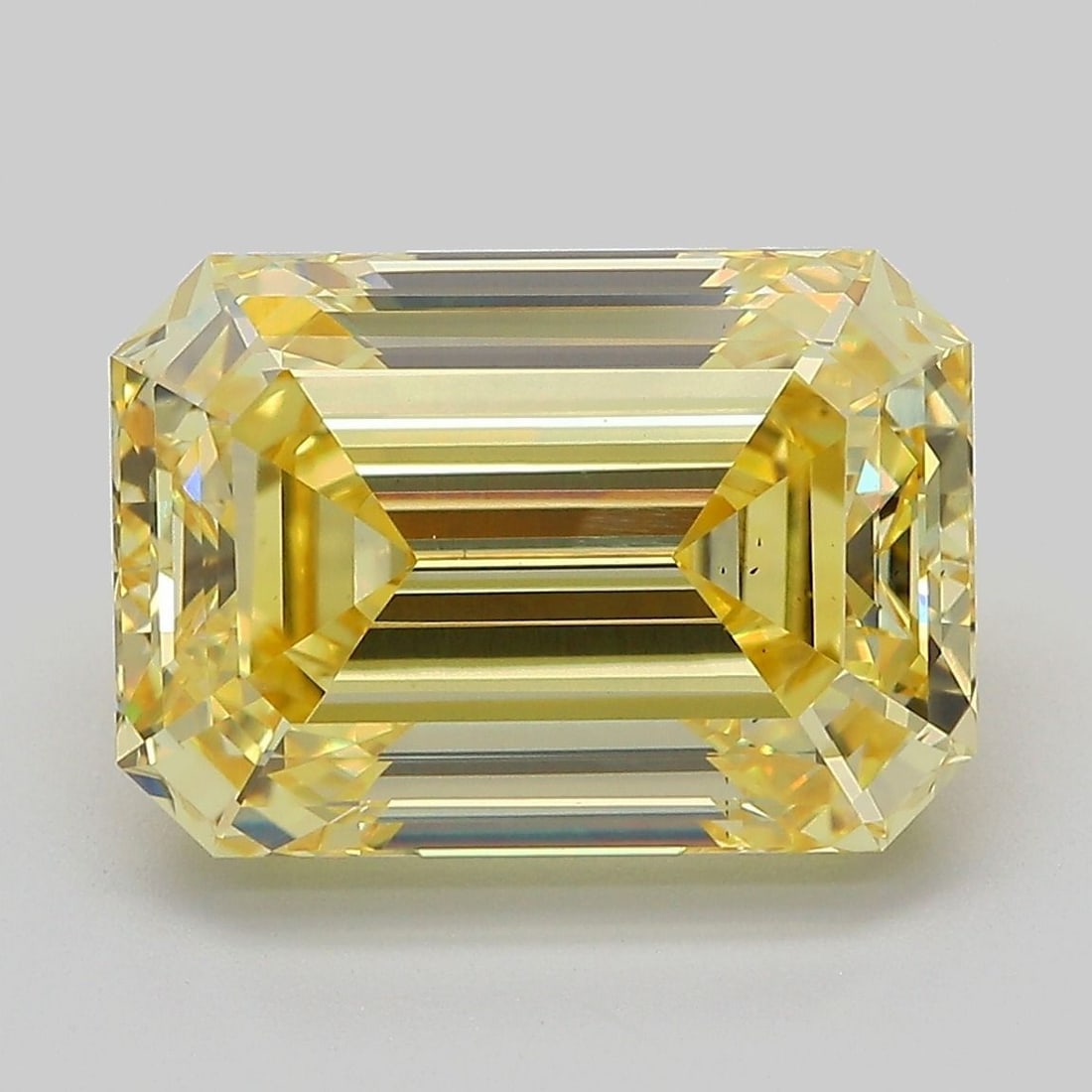 Loose Diamond - EMERALD 6.75ct Fancy Intense Yellow VS2: Loose Diamond - EMERALD 6.75ct Fancy Intense Yellow VS2 Source: This is a real non-mined Diamond that has been grown in a lab Shape: EMERALD Carats: 6.75 Color: Fancy Intense Yellow Certification: IGI