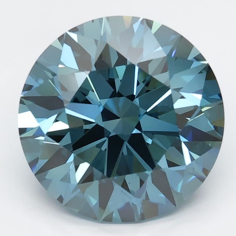 Loose Diamond - ROUND 3.55ct Blue VS1: Loose Diamond - ROUND 3.55ct Blue VS1 Source: This is a real non-mined Diamond that has been grown in a lab Shape: ROUND Carats: 3.55 Color: Blue Certification: NONE Video: