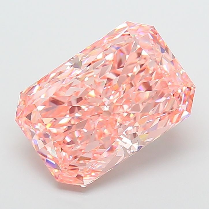 Loose Diamond - RADIANT 10.03ct Fancy Vivid Pink VS1: Loose Diamond - RADIANT 10.03ct Fancy Vivid Pink VS1 Source: This is a real non-mined Diamond that has been grown in a lab Shape: RADIANT Carats: 10.03 Color: Fancy Vivid Pink Certification: IGI Video