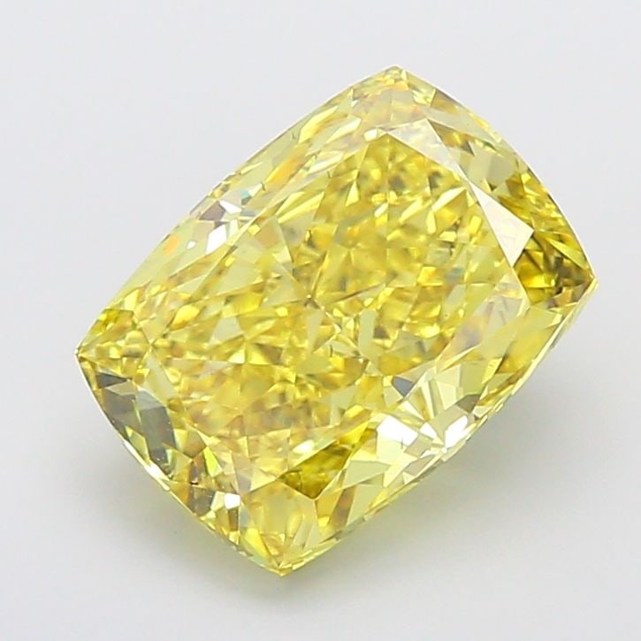 Loose Diamond - CUSHION MODIFIED 7.1ct Fancy Vivid Yellow VS2: Loose Diamond - CUSHION MODIFIED 7.1ct Fancy Vivid Yellow VS2 Source: This is a real non-mined Diamond that has been grown in a lab Shape: CUSHION MODIFIED Carats: 7.1 Color: Fancy Vivid Yellow Certif