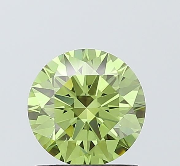 Loose Diamond - ROUND 1.09ct Fancy Vivid Green VS1: Loose Diamond - ROUND 1.09ct Fancy Vivid Green VS1 Source: This is a real non-mined Diamond that has been grown in a lab Shape: ROUND Carats: 1.09 Color: Fancy Vivid Green Certification: IGI Video: