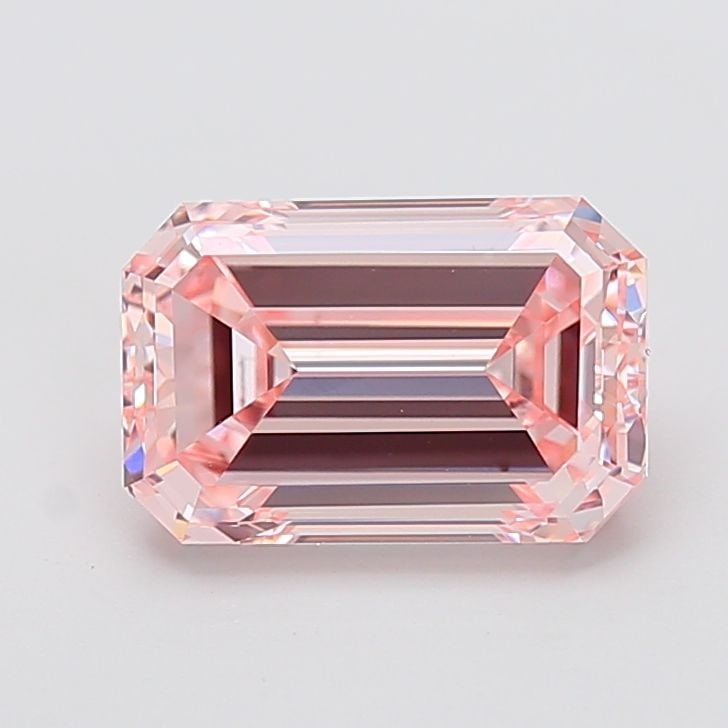 Loose Diamond - EMERALD 4.0ct Fancy Intense Pink VVS2: Loose Diamond - EMERALD 4.0ct Fancy Intense Pink VVS2 Source: This is a real non-mined Diamond that has been grown in a lab Shape: EMERALD Carats: 4.0 Color: Fancy Intense Pink Certification: IGI Vide