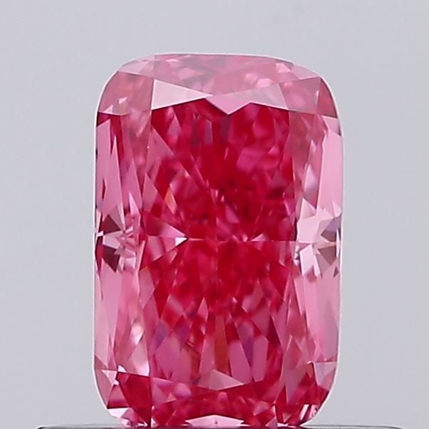 Loose Diamond - CUSHION MODIFIED 0.49ct Fancy Vivid Pink VS1: Loose Diamond - CUSHION MODIFIED 0.49ct Fancy Vivid Pink VS1 Source: This is a real non-mined Diamond that has been grown in a lab Shape: CUSHION MODIFIED Carats: 0.49 Color: Fancy Vivid Pink Certific