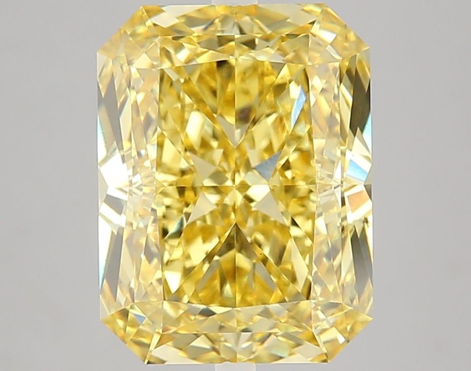 Loose Diamond - RADIANT 5.63ct Fancy Intense Yellow VS1: Loose Diamond - RADIANT 5.63ct Fancy Intense Yellow VS1 Source: This is a real non-mined Diamond that has been grown in a lab Shape: RADIANT Carats: 5.63 Color: Fancy Intense Yellow Certification: IGI