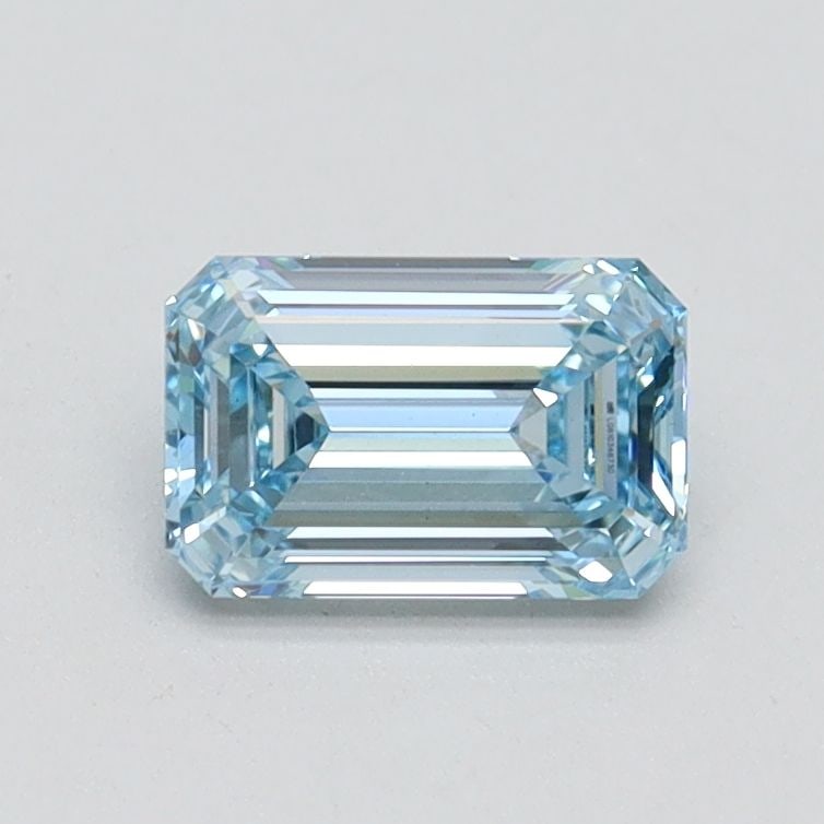 Loose Diamond - EMERALD 0.72ct Fancy Intense Blue VS1: Loose Diamond - EMERALD 0.72ct Fancy Intense Blue VS1 Source: This is a real non-mined Diamond that has been grown in a lab Shape: EMERALD Carats: 0.72 Color: Fancy Intense Blue Certification: IGI Vid