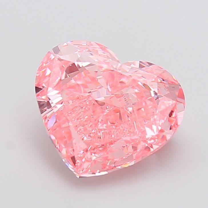 Loose Diamond - HEART 5.01ct Fancy Vivid Pink VS1: Loose Diamond - HEART 5.01ct Fancy Vivid Pink VS1 Source: This is a real non-mined Diamond that has been grown in a lab Shape: HEART Carats: 5.01 Color: Fancy Vivid Pink Certification: IGI Video: