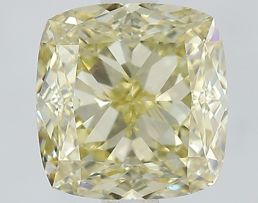 Loose Diamond - CUSHION MODIFIED 2.57ct Fancy Intense Yellow VVS2: Loose Diamond - CUSHION MODIFIED 2.57ct Fancy Intense Yellow VVS2 Source: This is a real non-mined Diamond that has been grown in a lab Shape: CUSHION MODIFIED Carats: 2.57 Color: Fancy Intense Yellow