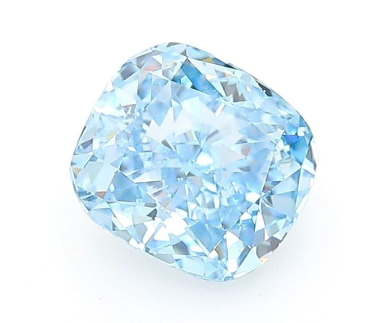 Loose Diamond - CUSHION MODIFIED 1.04ct Fancy Vivid Blue VVS1: Loose Diamond - CUSHION MODIFIED 1.04ct Fancy Vivid Blue VVS1 Source: This is a real non-mined Diamond that has been grown in a lab Shape: CUSHION MODIFIED Carats: 1.04 Color: Fancy Vivid Blue Certifi