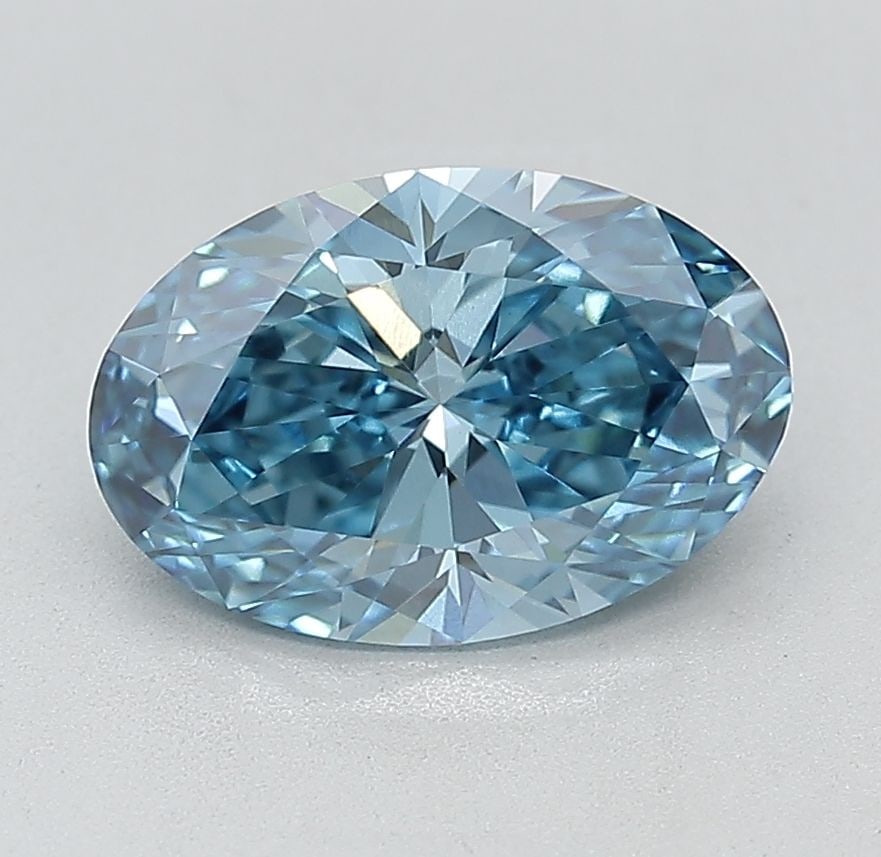 Loose Diamond - OVAL 2.0ct Fancy Vivid Blue VVS2: Loose Diamond - OVAL 2.0ct Fancy Vivid Blue VVS2 Source: This is a real non-mined Diamond that has been grown in a lab Shape: OVAL Carats: 2.0 Color: Fancy Vivid Blue Certification: IGI Video: