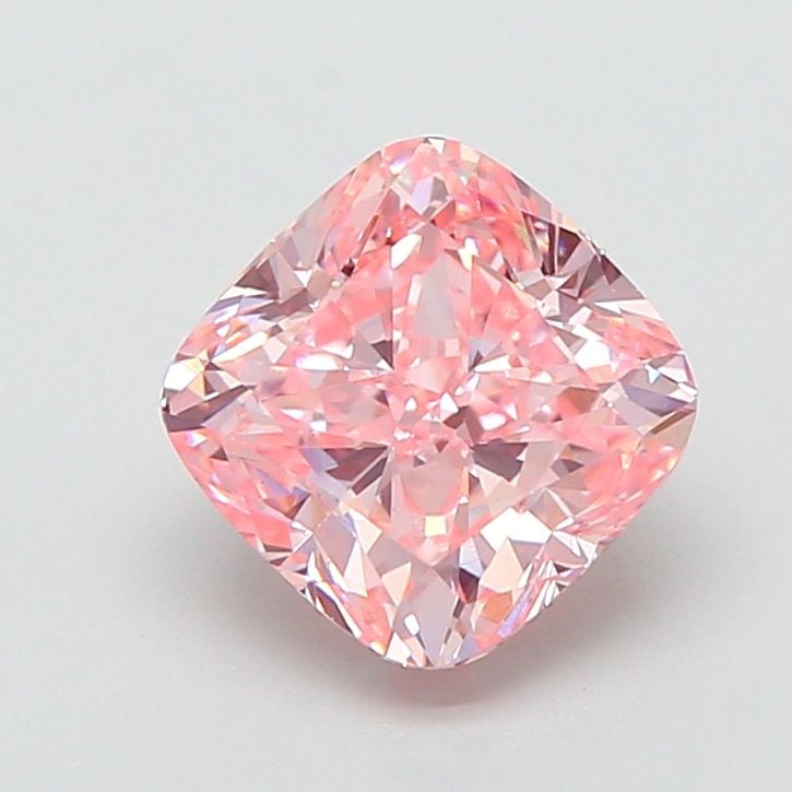 Loose Diamond - CUSHION MODIFIED 2.11ct Fancy Vivid Pink VVS2: Loose Diamond - CUSHION MODIFIED 2.11ct Fancy Vivid Pink VVS2 Source: This is a real non-mined Diamond that has been grown in a lab Shape: CUSHION MODIFIED Carats: 2.11 Color: Fancy Vivid Pink Certifi