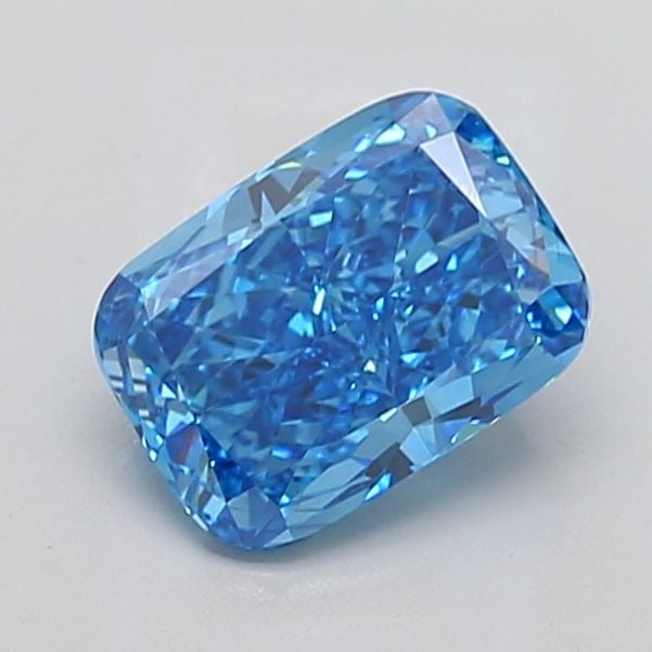 Loose Diamond - CUSHION MODIFIED 2.53ct Fancy Vivid Blue VS1: Loose Diamond - CUSHION MODIFIED 2.53ct Fancy Vivid Blue VS1 Source: This is a real non-mined Diamond that has been grown in a lab Shape: CUSHION MODIFIED Carats: 2.53 Color: Fancy Vivid Blue Certific
