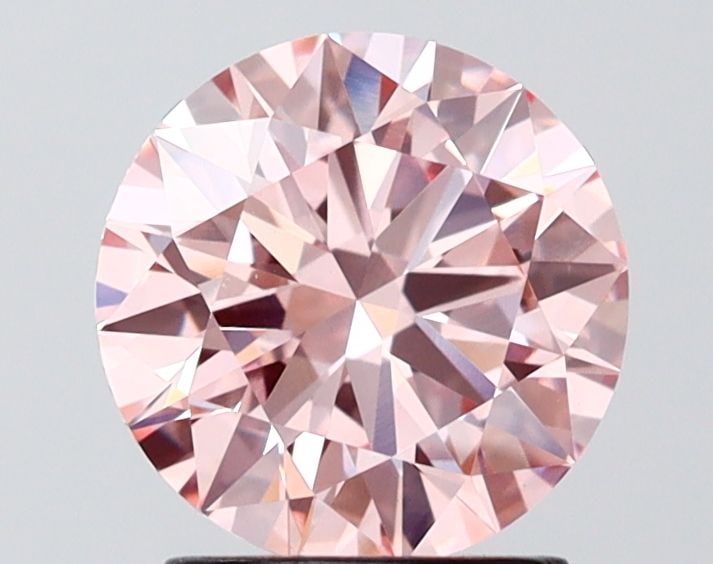 Ideal Loose Diamond - ROUND 1.77ct Fancy Intense Pink VVS2: Ideal Loose Diamond - ROUND 1.77ct Fancy Intense Pink VVS2 Source: This is a real non-mined Diamond that has been grown in a lab Shape: ROUND Carats: 1.77 Color: Fancy Intense Pink Certification: IGI 