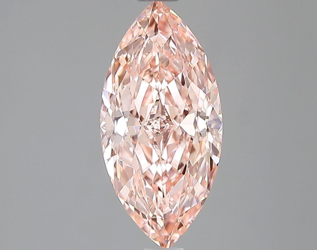 Loose Diamond - MARQUISE 1.57ct Fancy Vivid Pink VVS1: Loose Diamond - MARQUISE 1.57ct Fancy Vivid Pink VVS1 Source: This is a real non-mined Diamond that has been grown in a lab Shape: MARQUISE Carats: 1.57 Color: Fancy Vivid Pink Certification: IGI Vide