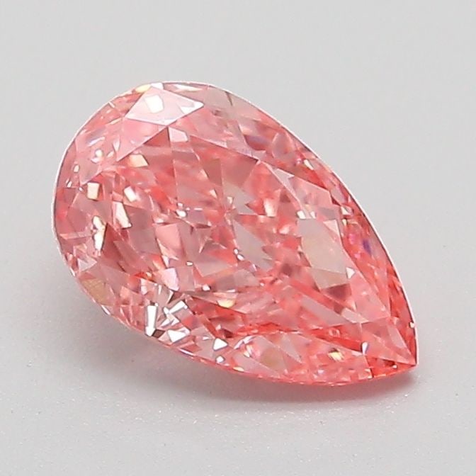 Loose Diamond - PEAR 1.02ct Fancy Vivid Pink VS1: Loose Diamond - PEAR 1.02ct Fancy Vivid Pink VS1 Source: This is a real non-mined Diamond that has been grown in a lab Shape: PEAR Carats: 1.02 Color: Fancy Vivid Pink Certification: IGI Video: