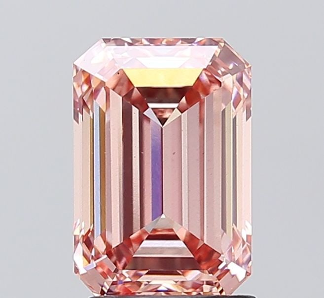 Loose Diamond - EMERALD 2.4ct Fancy Intense Pink VS2: Loose Diamond - EMERALD 2.4ct Fancy Intense Pink VS2 Source: This is a real non-mined Diamond that has been grown in a lab Shape: EMERALD Carats: 2.4 Color: Fancy Intense Pink Certification: IGI Video