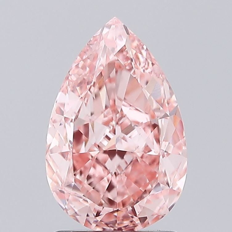Loose Diamond - PEAR 2.01ct Fancy Vivid Pink VVS2: Loose Diamond - PEAR 2.01ct Fancy Vivid Pink VVS2 Source: This is a real non-mined Diamond that has been grown in a lab Shape: PEAR Carats: 2.01 Color: Fancy Vivid Pink Certification: IGI Video: