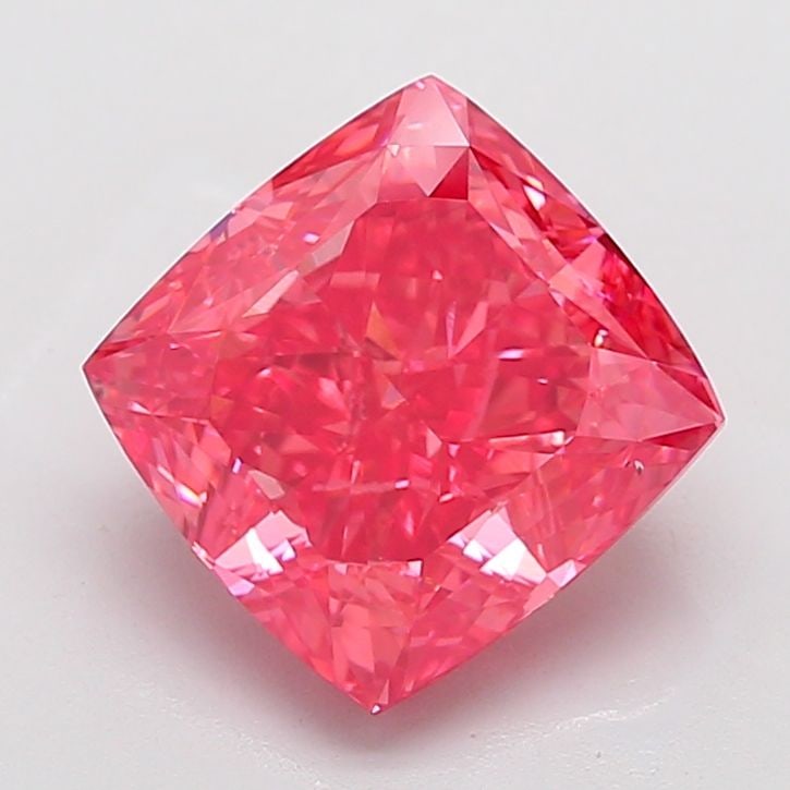Loose Diamond - CUSHION MODIFIED 7.07ct Fancy Vivid Pink VS2: Loose Diamond - CUSHION MODIFIED 7.07ct Fancy Vivid Pink VS2 Source: This is a real non-mined Diamond that has been grown in a lab Shape: CUSHION MODIFIED Carats: 7.07 Color: Fancy Vivid Pink Certific