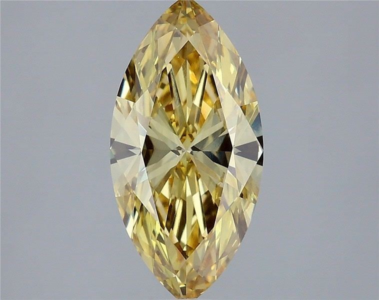 Loose Diamond - MARQUISE 2.09ct Fancy Intense Yellow VVS2: Loose Diamond - MARQUISE 2.09ct Fancy Intense Yellow VVS2 Source: This is a real non-mined Diamond that has been grown in a lab Shape: MARQUISE Carats: 2.09 Color: Fancy Intense Yellow Certification: 