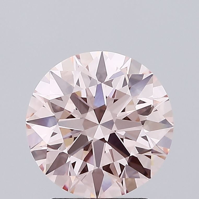Ideal Loose Diamond - ROUND 2.36ct Fancy Pink VS1: Ideal Loose Diamond - ROUND 2.36ct Fancy Pink VS1 Source: This is a real non-mined Diamond that has been grown in a lab Shape: ROUND Carats: 2.36 Color: Fancy Pink Certification: IGI Video: