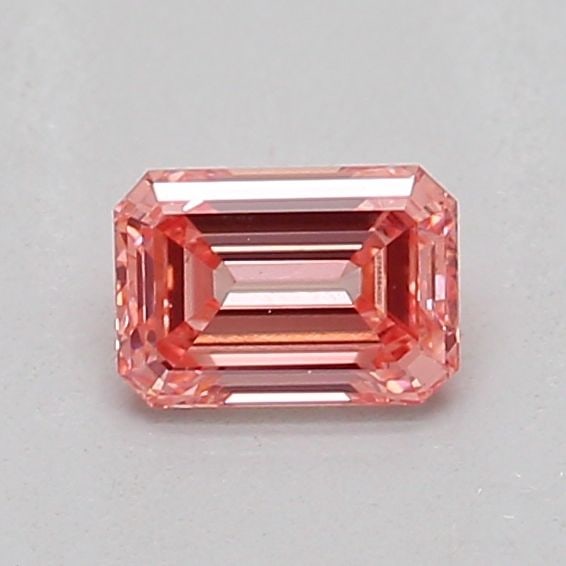 Loose Diamond - EMERALD 0.28ct Fancy Intense Pink SI1: Loose Diamond - EMERALD 0.28ct Fancy Intense Pink SI1 Source: This is a real non-mined Diamond that has been grown in a lab Shape: EMERALD Carats: 0.28 Color: Fancy Intense Pink Certification: IGI The