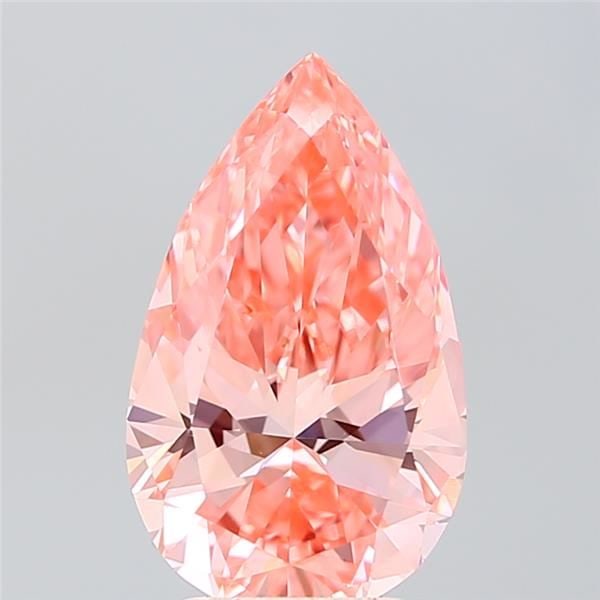 Loose Diamond - PEAR 3.01ct Fancy Vivid Pink VVS2: Loose Diamond - PEAR 3.01ct Fancy Vivid Pink VVS2 Source: This is a real non-mined Diamond that has been grown in a lab Shape: PEAR Carats: 3.01 Color: Fancy Vivid Pink Certification: IGI Video: