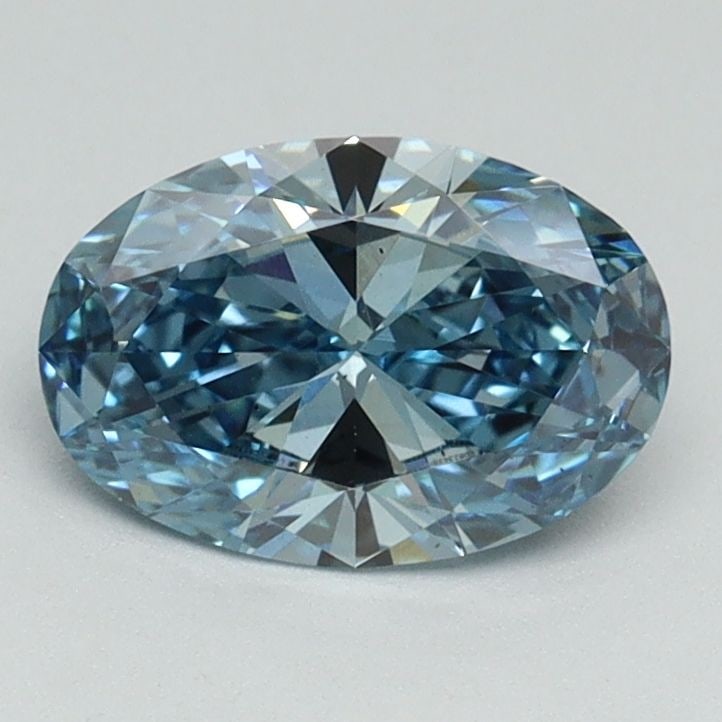 Loose Diamond - OVAL 1.01ct Fancy Vivid Blue VS2: Loose Diamond - OVAL 1.01ct Fancy Vivid Blue VS2 Source: This is a real non-mined Diamond that has been grown in a lab Shape: OVAL Carats: 1.01 Color: Fancy Vivid Blue Certification: IGI Video: