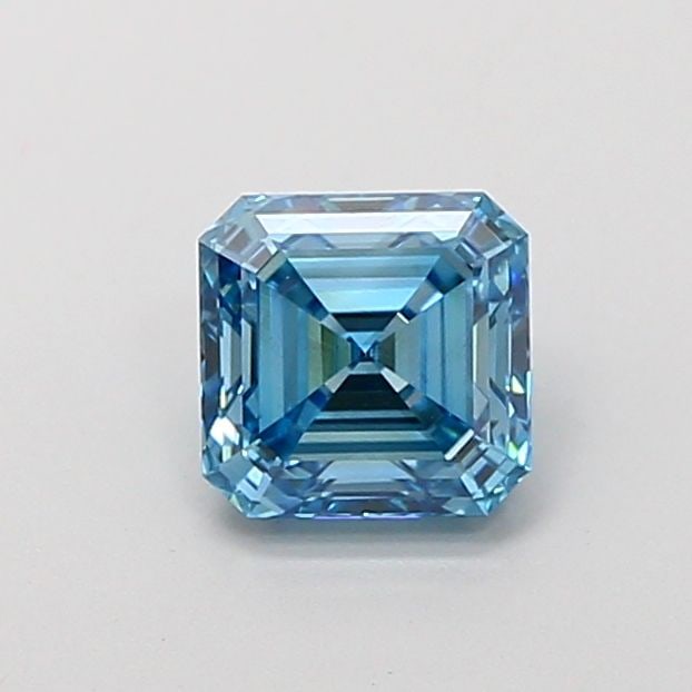 Loose Diamond - ASSCHER 1.2ct Fancy Vivid Blue VS1: Loose Diamond - ASSCHER 1.2ct Fancy Vivid Blue VS1 Source: This is a real non-mined Diamond that has been grown in a lab Shape: ASSCHER Carats: 1.2 Color: Fancy Vivid Blue Certification: IGI Video: