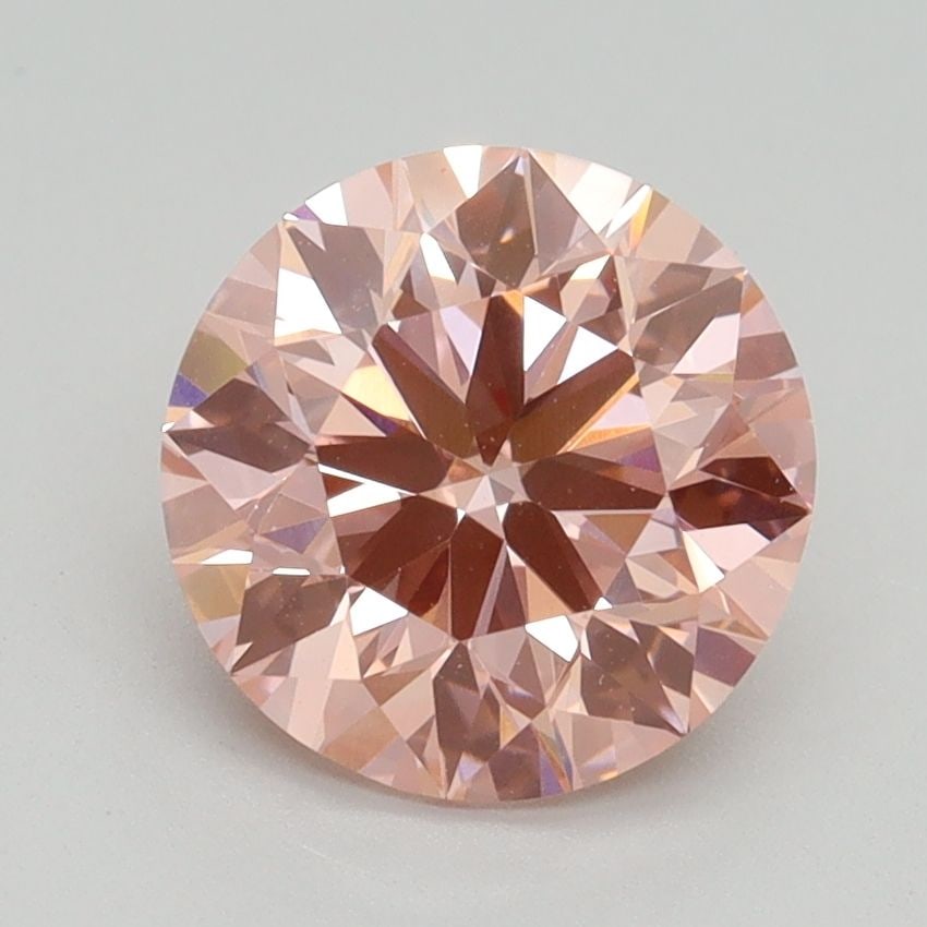 Loose Diamond - ROUND 2.06ct Fancy Intense Pink VS1: Loose Diamond - ROUND 2.06ct Fancy Intense Pink VS1 Source: This is a real non-mined Diamond that has been grown in a lab Shape: ROUND Carats: 2.06 Color: Fancy Intense Pink Certification: IGI Video: