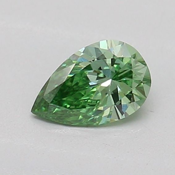 Loose Diamond - PEAR 0.24ct Fancy Vivid Green VS1: Loose Diamond - PEAR 0.24ct Fancy Vivid Green VS1 Source: This is a real non-mined Diamond that has been grown in a lab Shape: PEAR Carats: 0.24 Color: Fancy Vivid Green Certification: IGI The Diamond