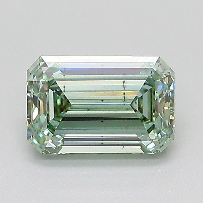Loose Diamond - EMERALD 1.0ct Fancy Intense Green VS2: Loose Diamond - EMERALD 1.0ct Fancy Intense Green VS2 Source: This is a real non-mined Diamond that has been grown in a lab Shape: EMERALD Carats: 1.0 Color: Fancy Intense Green Certification: IGI Vid
