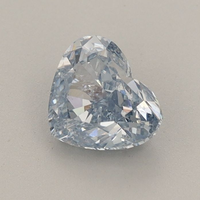 Loose Diamond - HEART 0.85ct Fancy Intense Blue VVS1: Loose Diamond - HEART 0.85ct Fancy Intense Blue VVS1 Source: This is a real non-mined Diamond that has been grown in a lab Shape: HEART Carats: 0.85 Color: Fancy Intense Blue Certification: IGI Video: