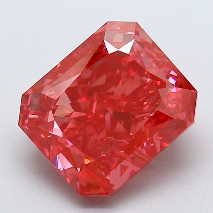 Loose Diamond - RADIANT 5.01ct Fancy Vivid Pink VS1: Loose Diamond - RADIANT 5.01ct Fancy Vivid Pink VS1 Source: This is a real non-mined Diamond that has been grown in a lab Shape: RADIANT Carats: 5.01 Color: Fancy Vivid Pink Certification: IGI Video:
