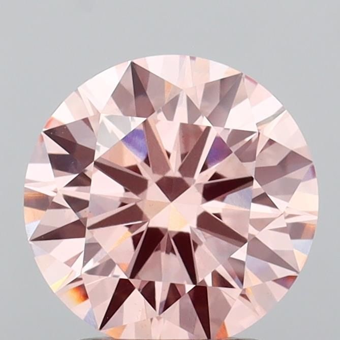 Ideal Loose Diamond - ROUND 2.03ct Fancy Intense Pink VS1: Ideal Loose Diamond - ROUND 2.03ct Fancy Intense Pink VS1 Source: This is a real non-mined Diamond that has been grown in a lab Shape: ROUND Carats: 2.03 Color: Fancy Intense Pink Certification: IGI V