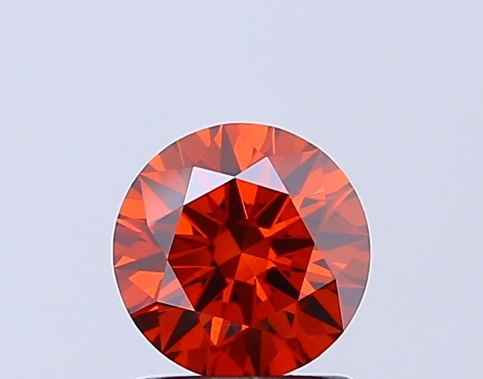 Ideal Loose Diamond - ROUND 1.03ct Fancy Deep Orange VS1: Ideal Loose Diamond - ROUND 1.03ct Fancy Deep Orange VS1 Source: This is a real non-mined Diamond that has been grown in a lab Shape: ROUND Carats: 1.03 Color: Fancy Deep Orange Certification: IGI Vid