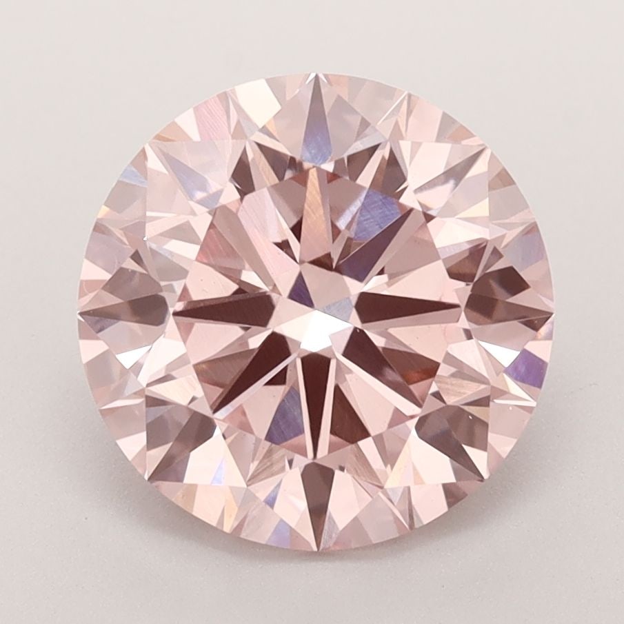 Loose Diamond - ROUND 3.5ct Fancy Intense Pink VS1: Loose Diamond - ROUND 3.5ct Fancy Intense Pink VS1 Source: This is a real non-mined Diamond that has been grown in a lab Shape: ROUND Carats: 3.5 Color: Fancy Intense Pink Certification: IGI Video: