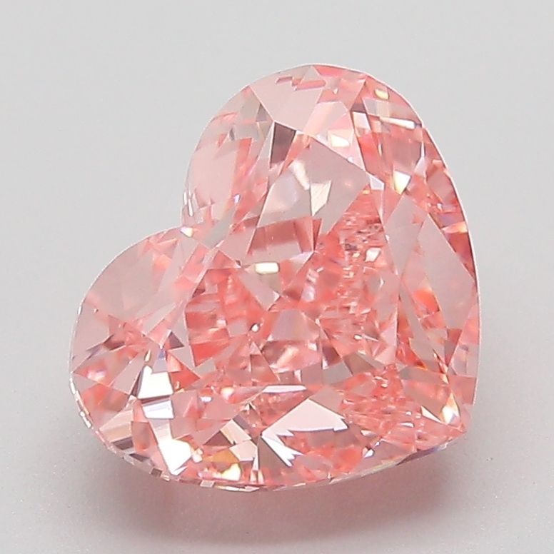 Loose Diamond - HEART 3.03ct Fancy Vivid Pink VVS2: Loose Diamond - HEART 3.03ct Fancy Vivid Pink VVS2 Source: This is a real non-mined Diamond that has been grown in a lab Shape: HEART Carats: 3.03 Color: Fancy Vivid Pink Certification: IGI The Diamon