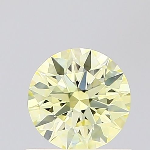 Ideal Loose Diamond - ROUND 0.51ct Fancy Light Yellow VVS2: Ideal Loose Diamond - ROUND 0.51ct Fancy Light Yellow VVS2 Source: This is a real non-mined Diamond that has been grown in a lab Shape: ROUND Carats: 0.51 Color: Fancy Light Yellow Certification: IGI 