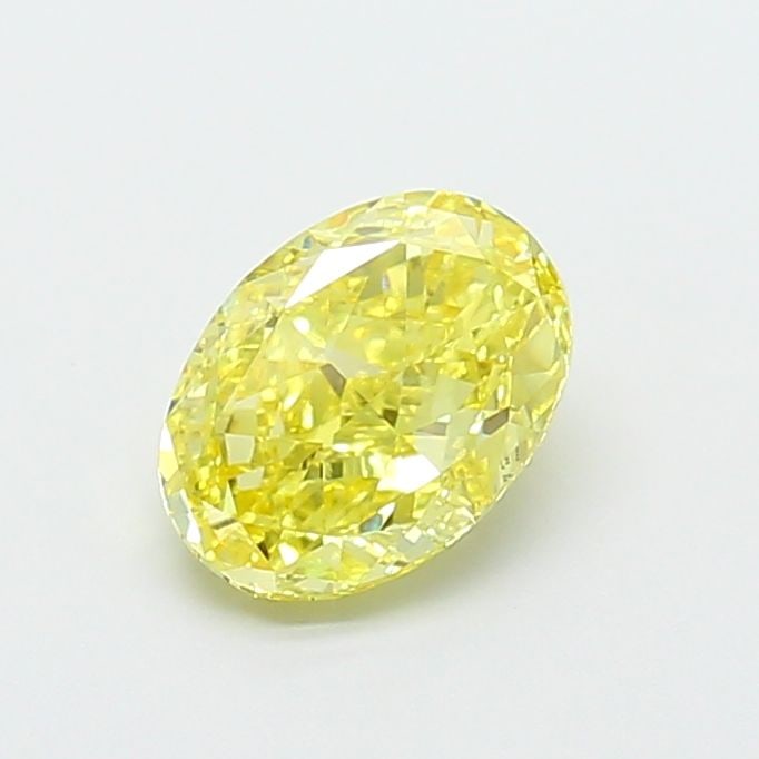 Loose Diamond - OVAL 1.49ct Fancy Vivid Yellow VVS2: Loose Diamond - OVAL 1.49ct Fancy Vivid Yellow VVS2 Source: This is a real non-mined Diamond that has been grown in a lab Shape: OVAL Carats: 1.49 Color: Fancy Vivid Yellow Certification: IGI Video: