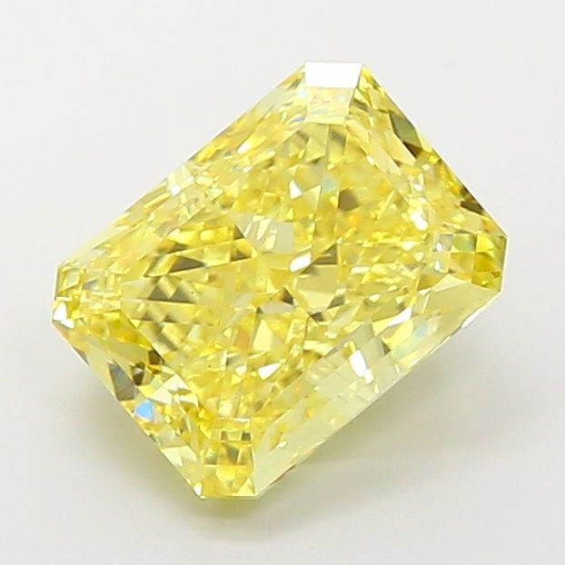 Loose Diamond - RADIANT 5.02ct Fancy Vivid Yellow VS1: Loose Diamond - RADIANT 5.02ct Fancy Vivid Yellow VS1 Source: This is a real non-mined Diamond that has been grown in a lab Shape: RADIANT Carats: 5.02 Color: Fancy Vivid Yellow Certification: IGI Vid