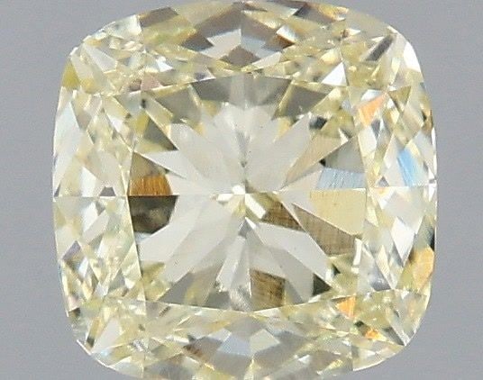 Loose Diamond - CUSHION MODIFIED 1.52ct Fancy Light Yellow VS1: Loose Diamond - CUSHION MODIFIED 1.52ct Fancy Light Yellow VS1 Source: This is a real non-mined Diamond that has been grown in a lab Shape: CUSHION MODIFIED Carats: 1.52 Color: Fancy Light Yellow Cert