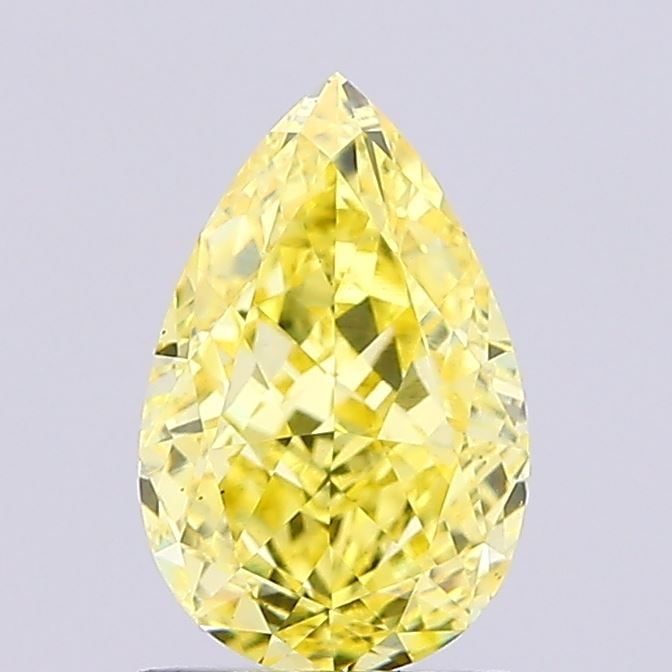 Loose Diamond - PEAR 1.51ct Fancy Intense Yellow VS1: Loose Diamond - PEAR 1.51ct Fancy Intense Yellow VS1 Source: This is a real non-mined Diamond that has been grown in a lab Shape: PEAR Carats: 1.51 Color: Fancy Intense Yellow Certification: IGI Video
