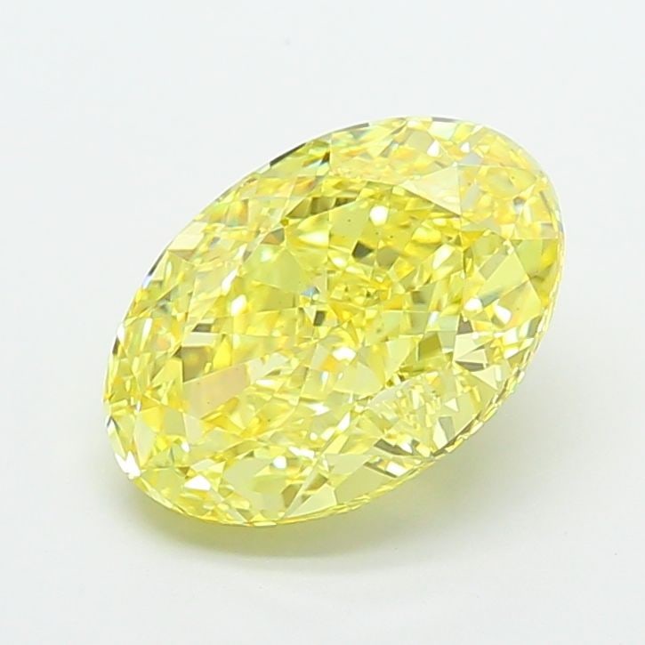 Loose Diamond - OVAL 5.01ct Fancy Intense Yellow VVS2: Loose Diamond - OVAL 5.01ct Fancy Intense Yellow VVS2 Source: This is a real non-mined Diamond that has been grown in a lab Shape: OVAL Carats: 5.01 Color: Fancy Intense Yellow Certification: IGI Vide