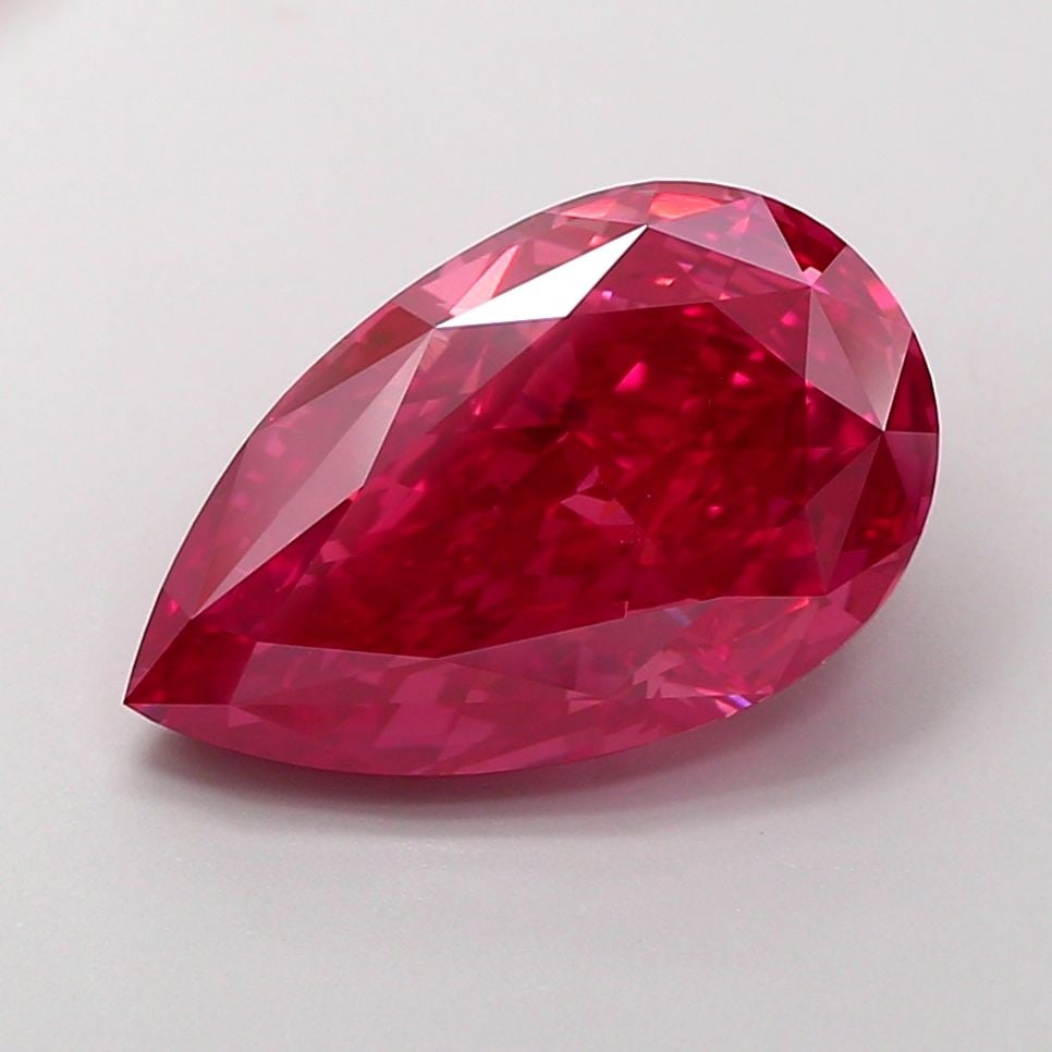 Loose Diamond - PEAR 6.46ct Fancy Vivid Pink VS1 (1 of 1)