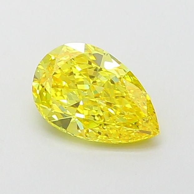 Loose Diamond - PEAR 1.02ct Fancy Vivid Yellow VVS2: Loose Diamond - PEAR 1.02ct Fancy Vivid Yellow VVS2 Source: This is a real non-mined Diamond that has been grown in a lab Shape: PEAR Carats: 1.02 Color: Fancy Vivid Yellow Certification: IGI Video: