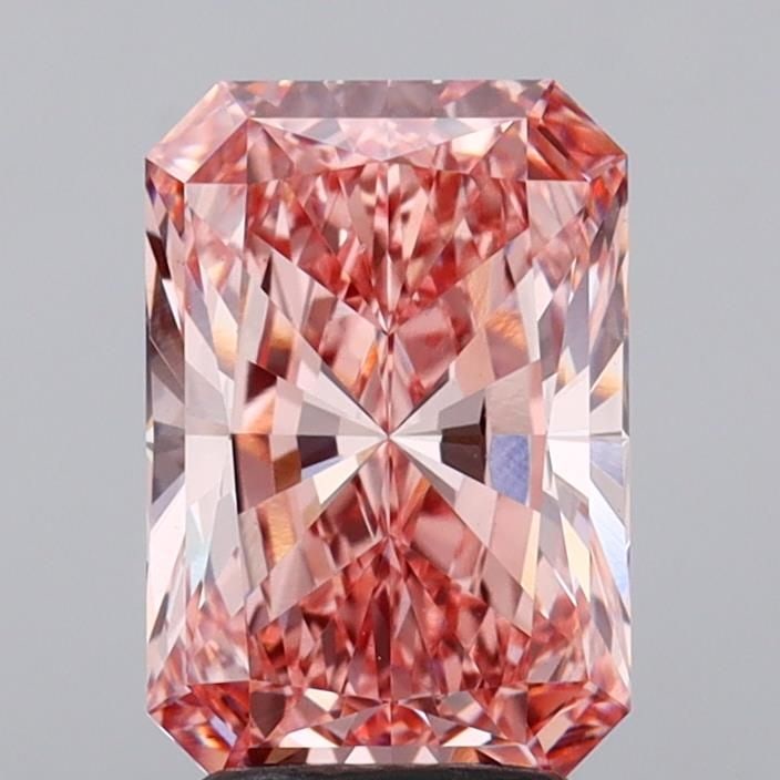 Loose Diamond - RADIANT 3.23ct Fancy Intense Pink VVS2: Loose Diamond - RADIANT 3.23ct Fancy Intense Pink VVS2 Source: This is a real non-mined Diamond that has been grown in a lab Shape: RADIANT Carats: 3.23 Color: Fancy Intense Pink Certification: IGI Vi
