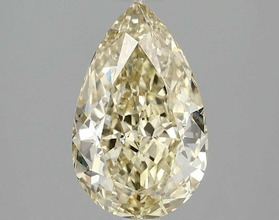 Loose Diamond - PEAR 2.07ct Fancy Intense Yellow VVS2: Loose Diamond - PEAR 2.07ct Fancy Intense Yellow VVS2 Source: This is a real non-mined Diamond that has been grown in a lab Shape: PEAR Carats: 2.07 Color: Fancy Intense Yellow Certification: IGI Vide