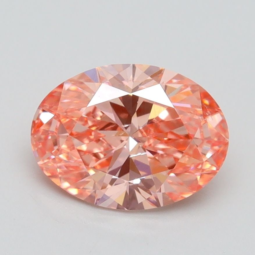 Loose Diamond - OVAL 1.59ct Fancy Vivid Pink SI1: Loose Diamond - OVAL 1.59ct Fancy Vivid Pink SI1 Source: This is a real non-mined Diamond that has been grown in a lab Shape: OVAL Carats: 1.59 Color: Fancy Vivid Pink Certification: IGI Video: