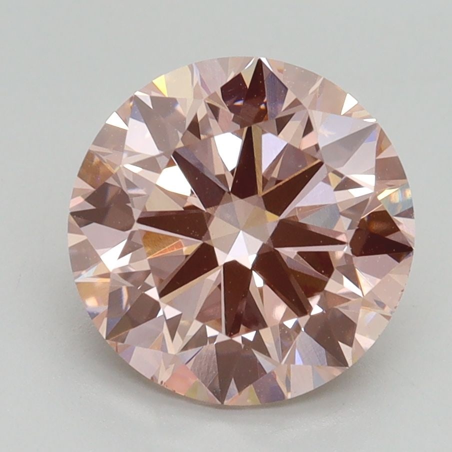 Loose Diamond - ROUND 3.01ct Fancy Light Pink VS1: Loose Diamond - ROUND 3.01ct Fancy Light Pink VS1 Source: This is a real non-mined Diamond that has been grown in a lab Shape: ROUND Carats: 3.01 Color: Fancy Light Pink Certification: IGI Video: