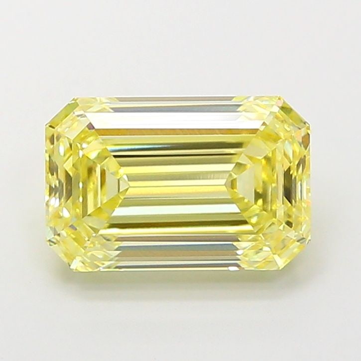 Loose Diamond - EMERALD 3.02ct Fancy Light Yellow VVS2: Loose Diamond - EMERALD 3.02ct Fancy Light Yellow VVS2 Source: This is a real non-mined Diamond that has been grown in a lab Shape: EMERALD Carats: 3.02 Color: Fancy Light Yellow Certification: IGI Vi